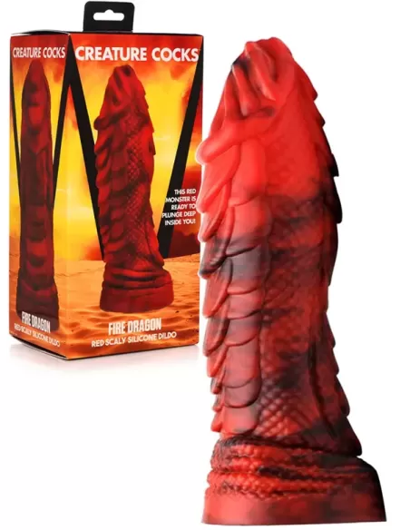 Fire Dragon Scaly Dildo