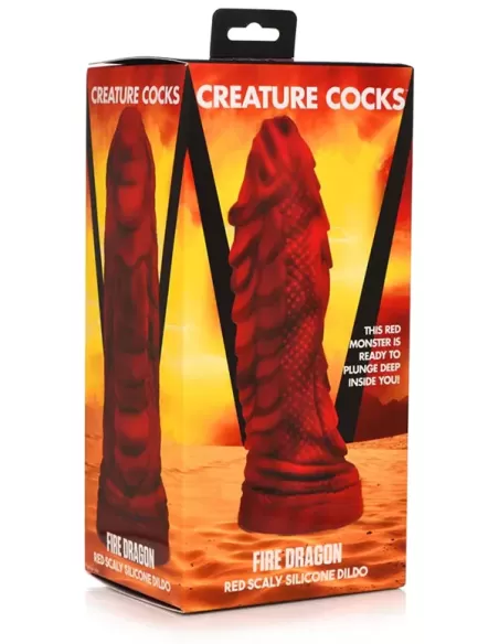 Fire Dragon Scaly Dildo