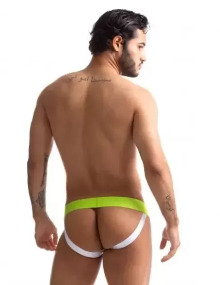 Sport Fucker Jersey Jock White Neon Green