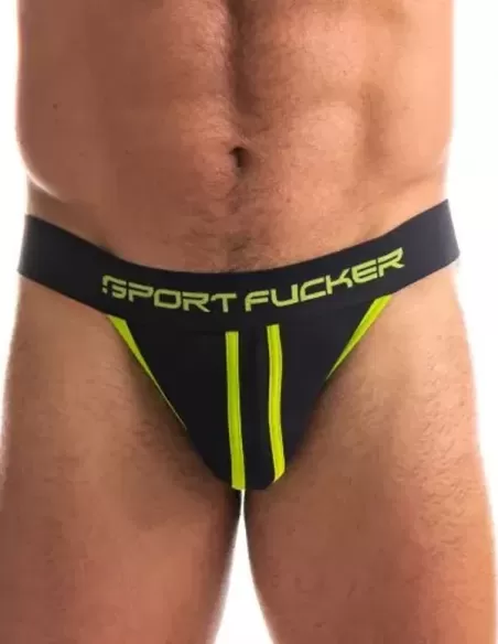 Sport Fucker Jersey Jock Black Black