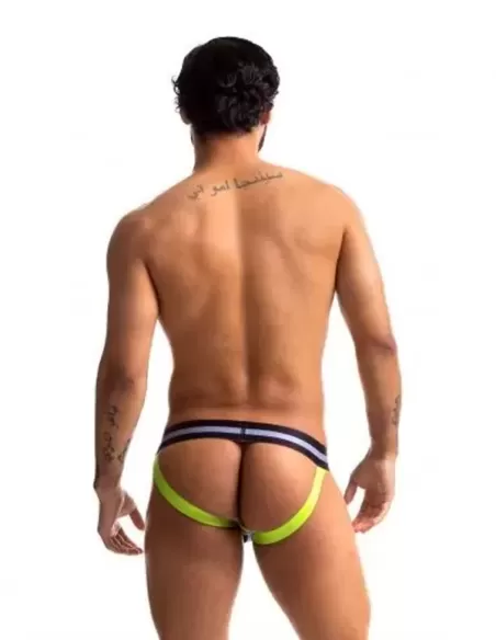 Sport Fucker Jersey Jock Black Neon Green