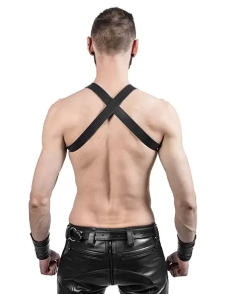 Leather X-Back Harness Black