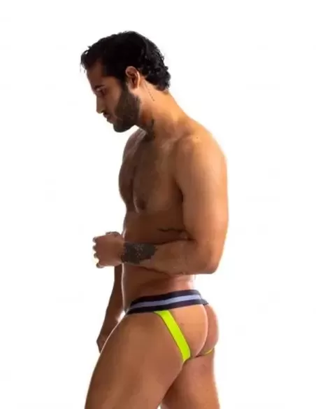 Sport Fucker Jersey Jock Black Neon Green