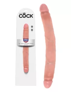 Slim Double Dildo 12 inch Flesh