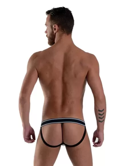 Manhattan Jockstrap White Black