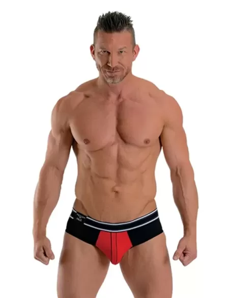 Bronx Brief Red Black