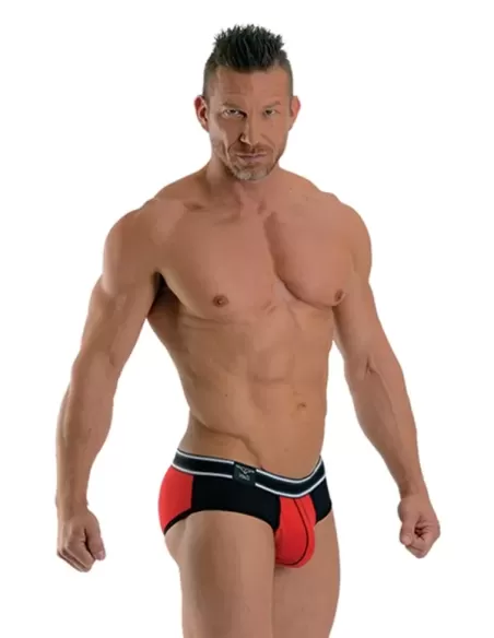 Bronx Brief Red Black