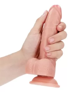 RealRock Curved Ultra Skin Dildo 7 inch 2