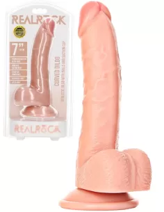 RealRock Curved Ultra Skin Dildo 7 inch