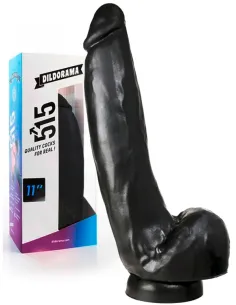 Dildorama 515 11 Inch Dildo Black