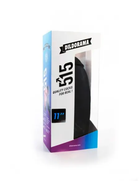 Dildorama 515 11 Inch Dildo Black