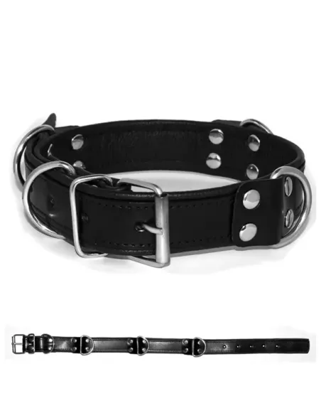 Deluxe Bondage Collar Black