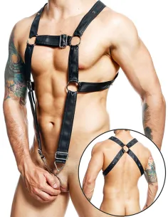 DNGEON Cross Cockring Harness