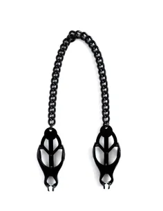 Japanese Clover Nipple Clamps Black