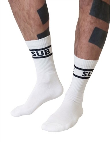 MRB Crew Socks Sub White