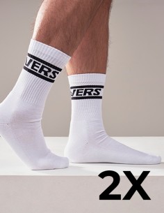 MRB Crew Socks Vers 2-Pack White