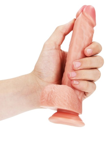 RealRock Straight Ultra Skin Dildo 7 inch