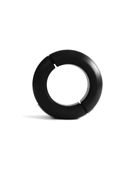 Black Steel Donut Ballstretcher 20 x 35 mm