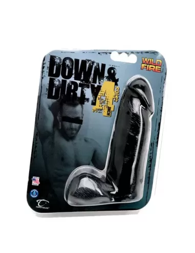 Down & Dirty 4.75 inch Dong Black