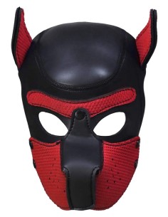 Pupplay Dog Mask Black / Red 2