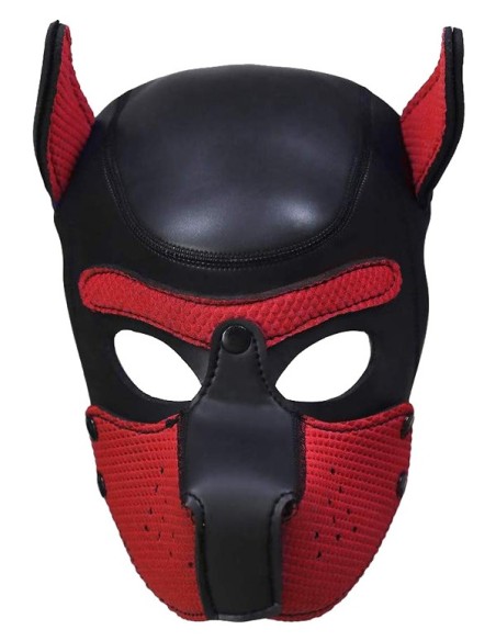 Pupplay Dog Mask Black / Red