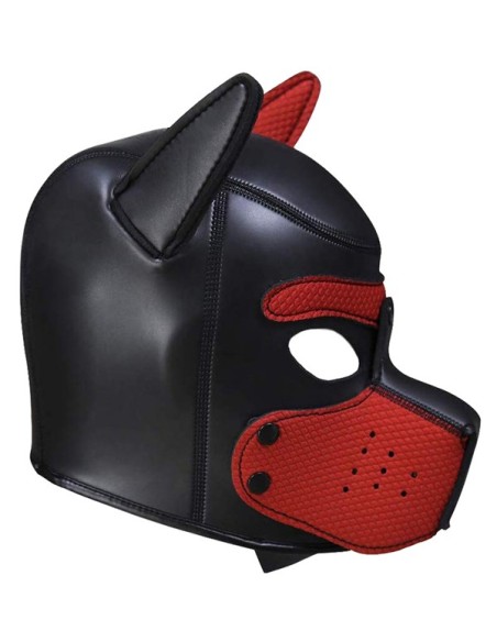 Pupplay Dog Mask Black / Red