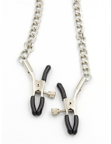 Pinch Alligator Clamps Adjustable with Chain