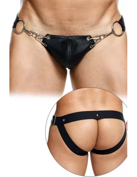 DNGEON Snap Jockstrap Black