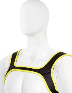 Pupplay Neoprene Harness Yellow / Black 2