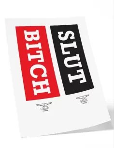 Temporary Tattoo Slut / Bitch 2