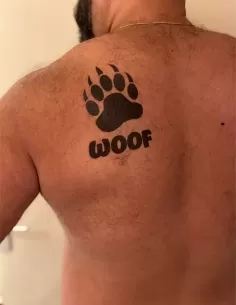 Temporary Tattoo WOOF 2