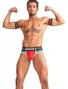 Club Biceps Bands Striped Red 2