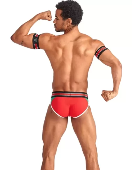 Club Biceps Bands Striped Red