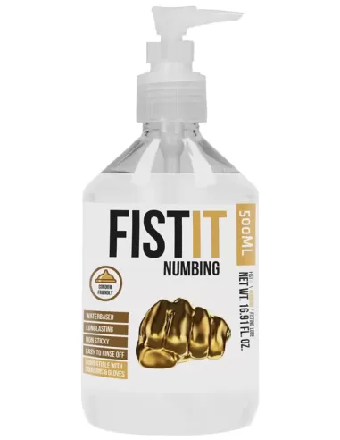 FistIt Numbing Waterbased Lube 500 ml Pump