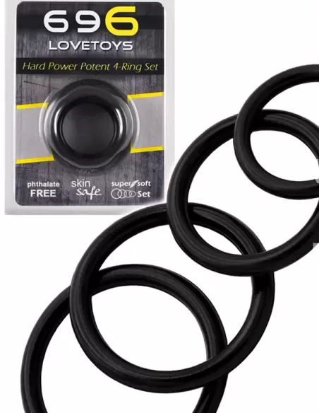 Hard Power Potent 4-Ring Set