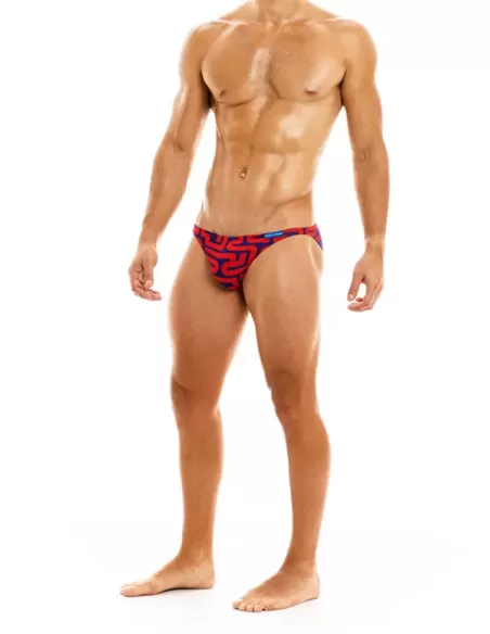 Labyrinth Low Cut Brief Red