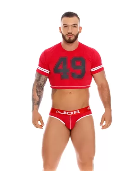 JOR Rangers Crop Top Red