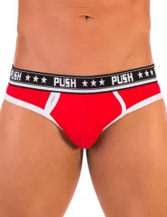 Push Brief Red White 2