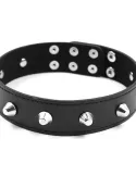 Collar with Rivets Black