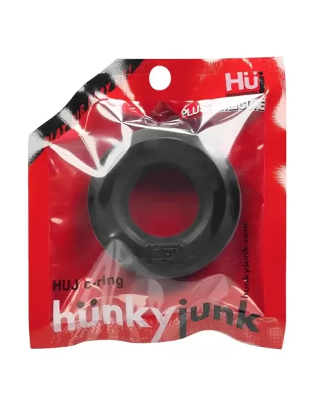 Hunkyjunk Cockring Single Black Tar