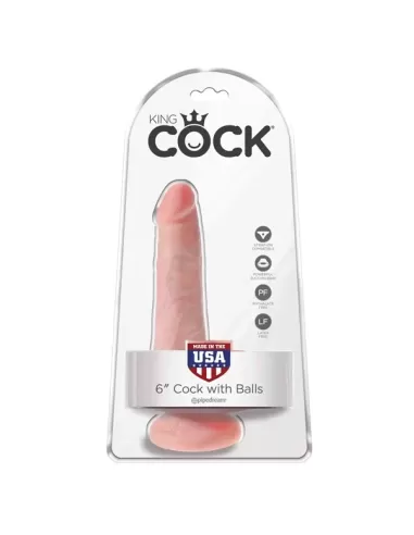 Cock With Balls 6 inch Flesh