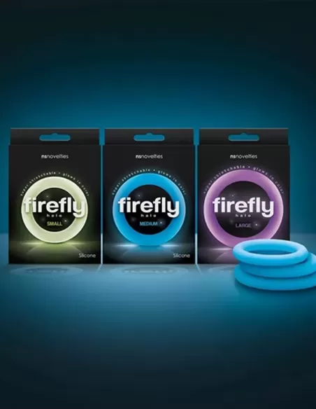 Firefly Halo Cockring Blue